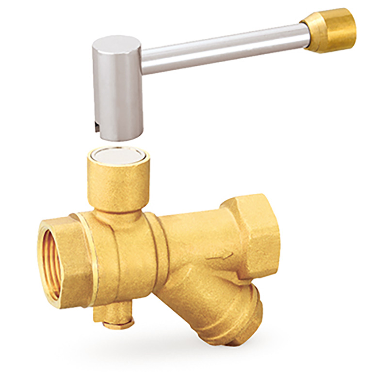 Brass Filter Y Strainer Lockable Ball Valve NAFCO
