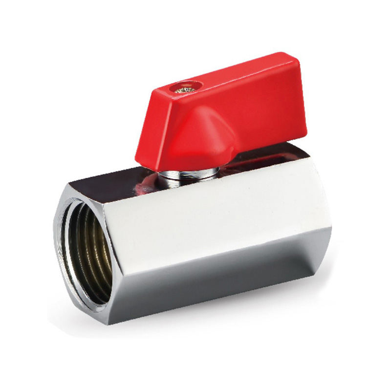 Chrome Plated Brass Mini Ball Valve