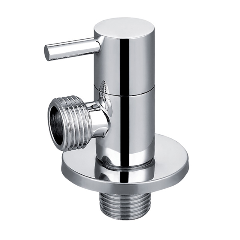 Round Brass Angle Valve 