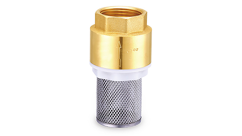 Brass Spring Check Valve with Filter