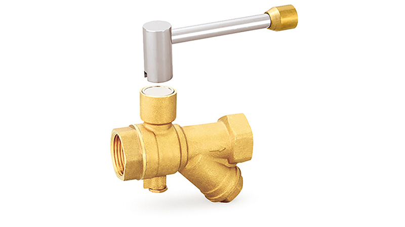 Magnetic Lockable Brass Filter Valve